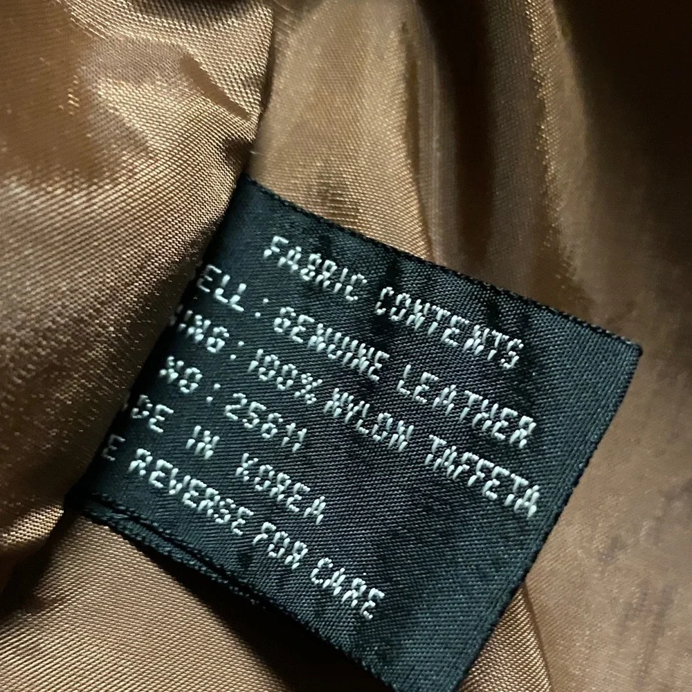 Avanti Vintage 80s Brown Leather Jacket